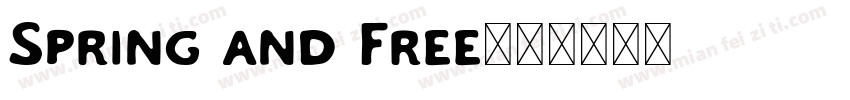 Spring and Free字体转换